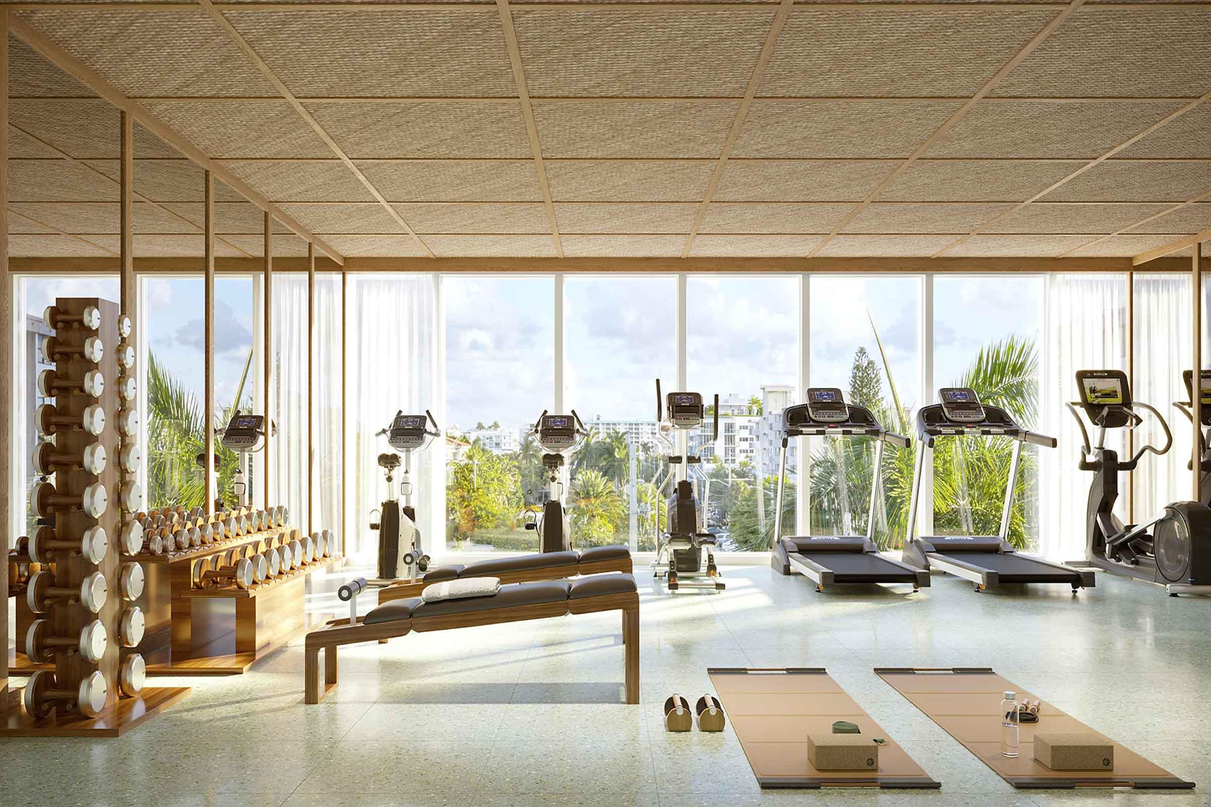 Rendering of THE WELL Bay Harbor Islands Gym